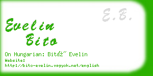 evelin bito business card